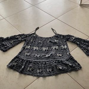 Forever 21 Elephant crop top